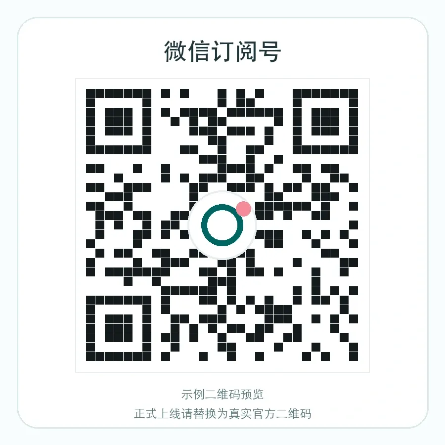 微信订阅号二维码